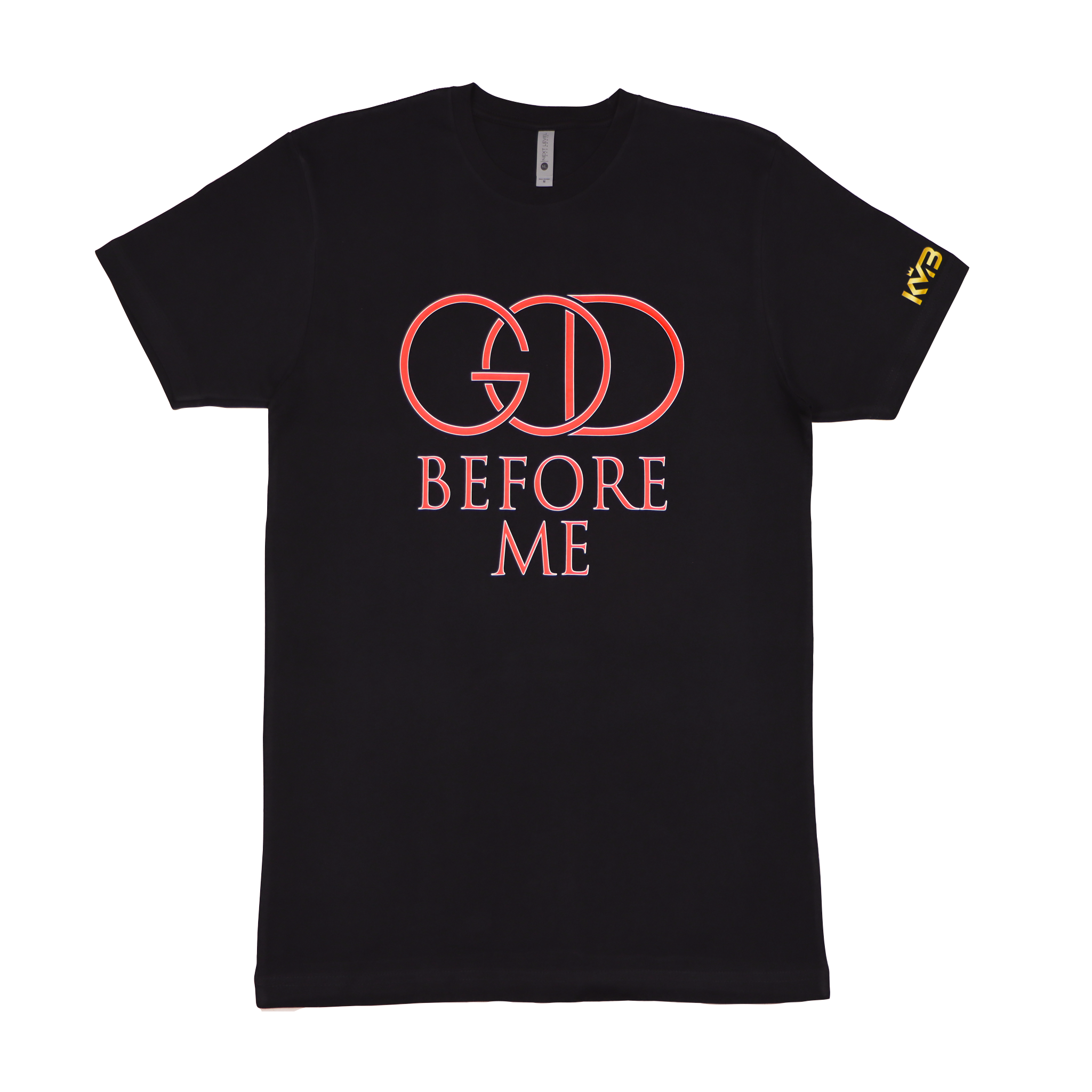 Bold bloodstone - God Before Me Tee - Black