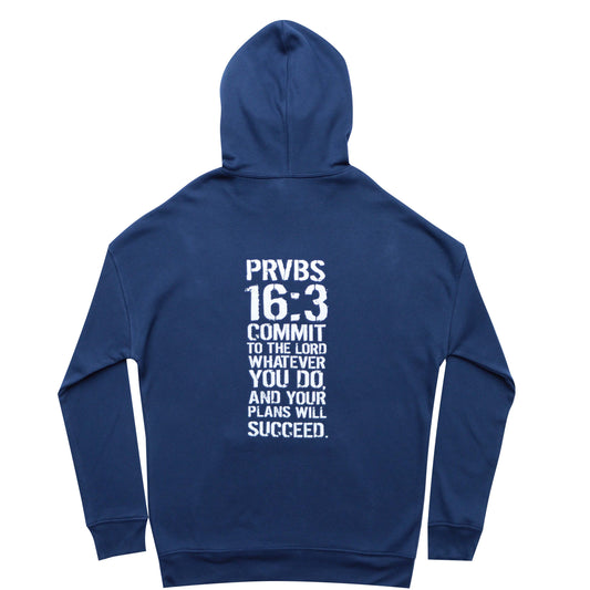 "God Blessed Success" unisex hoodie in three different colors
