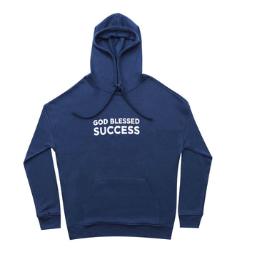 "God Blessed Success" unisex hoodie in three different colors